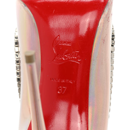 Christian Louboutin Patent Psychic Chick Queen 100 Pumps 37 Iridescent 6 of 12