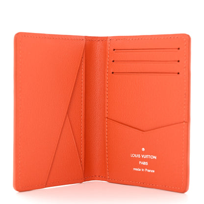 Louis Vuitton Ostrich Pocket Organizer Orange 5 of 7