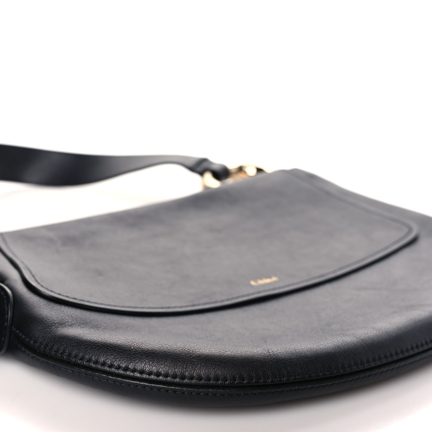 Calfskin Kiss Hobo Black