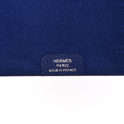 Hermes Togo Ulysse PM Notebook Cover Bleu Electrique 7 of 8