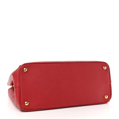 Prada Saffiano Medium Galleria Double Zip Tote Fuoco 4 of 10