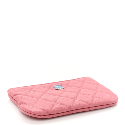 Chanel Caviar Quilted Small Cosmetic Case Pink 4 of 10