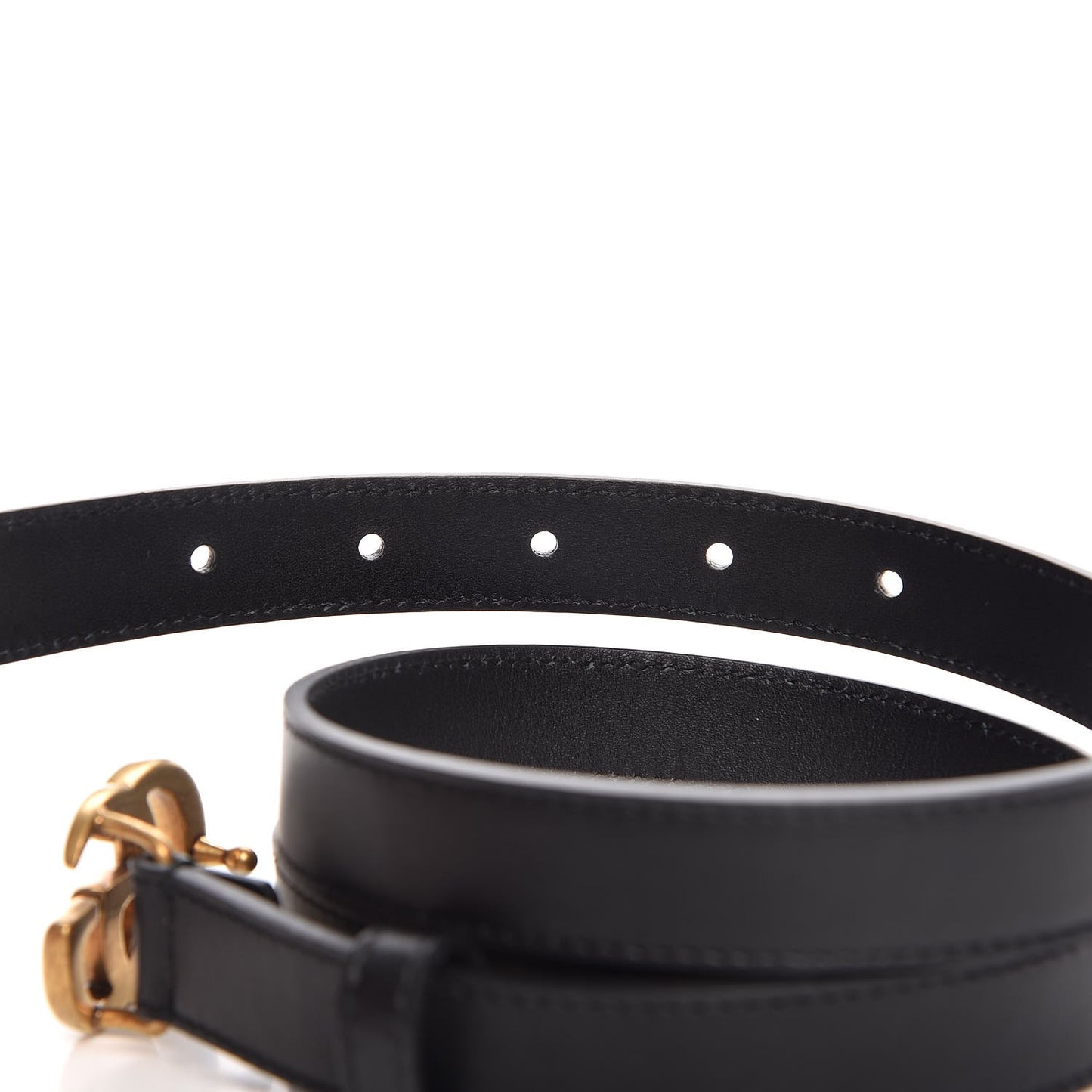 Calfskin Double G 20mm Belt 100 40 Black