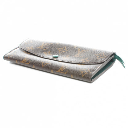 Louis Vuitton Monogram Emilie Wallet Green 4 of 8
