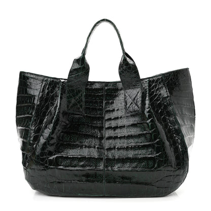 Nancy Gonzalez Crocodile Tote Green 1 of 11