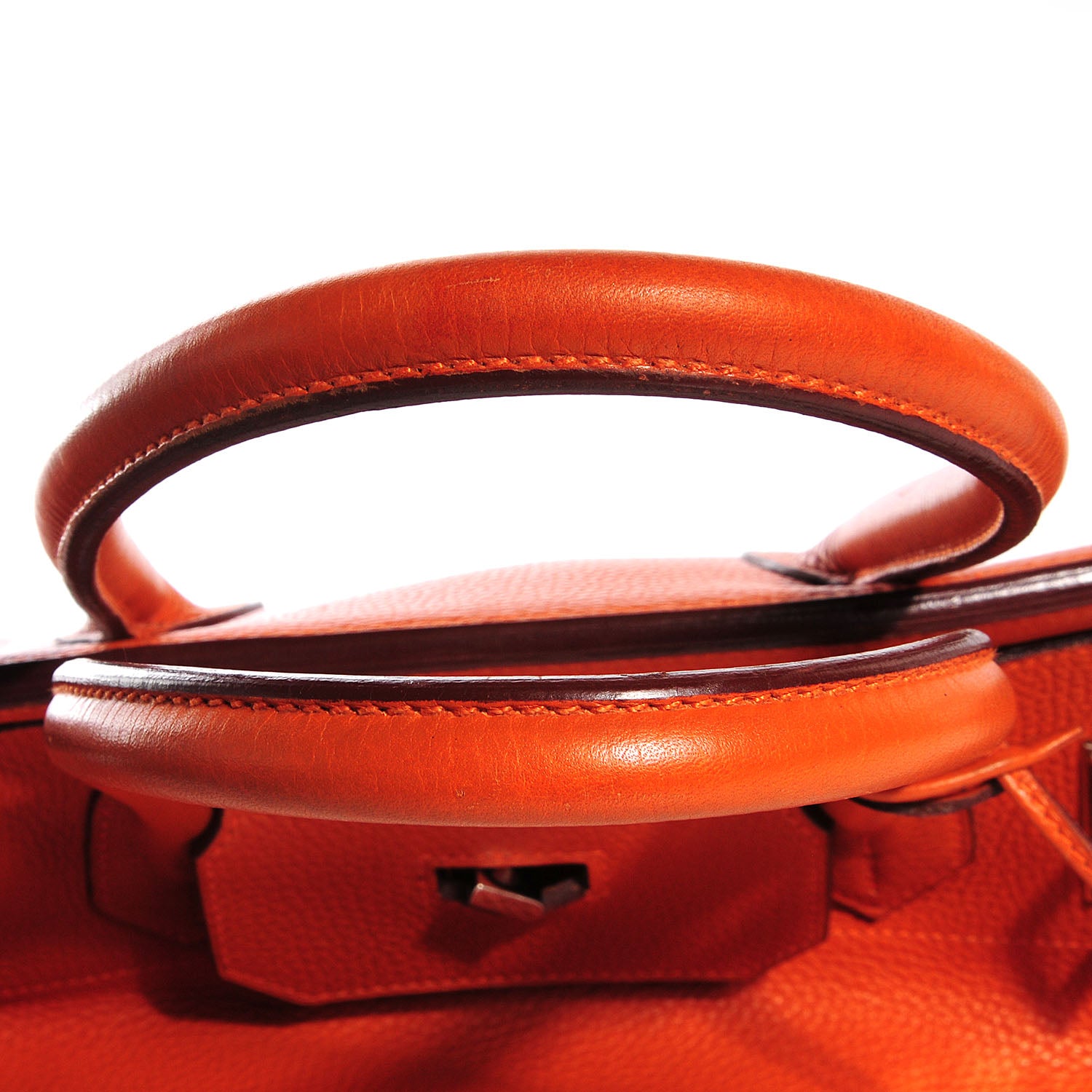 Hermes Taurillon Clemence JPG Birkin 42 Orange 14 of 21