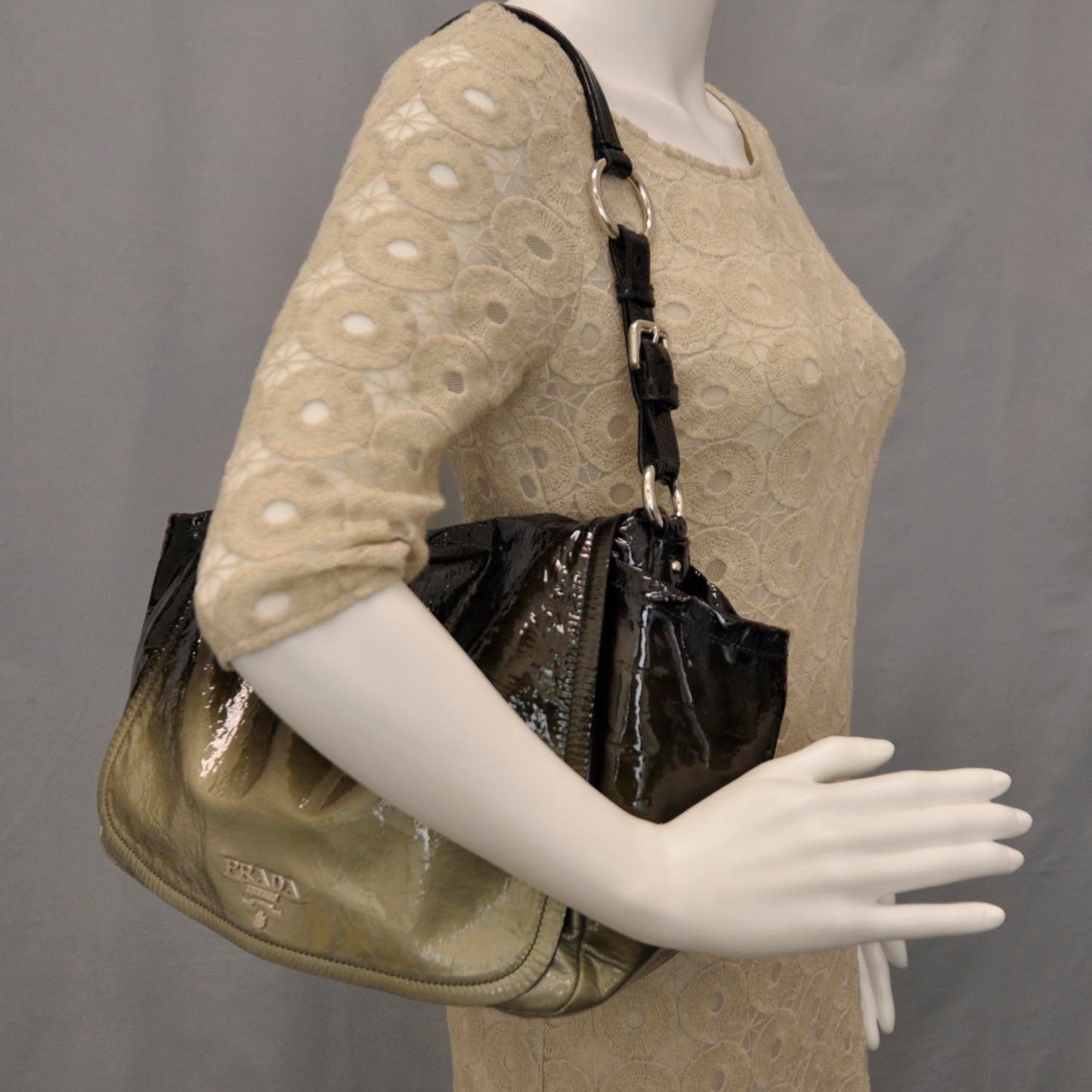 Vernice Sfumata Flap Bag
