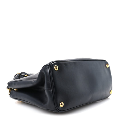 Prada Saffiano Small Galleria Double Zip Tote Black 4 of 12