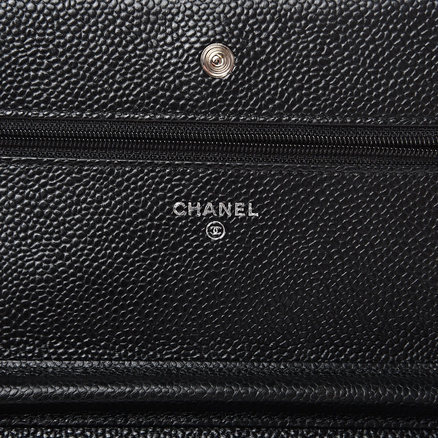 Chanel Caviar Quilted Wallet On Chain WOC Black 5 of 11