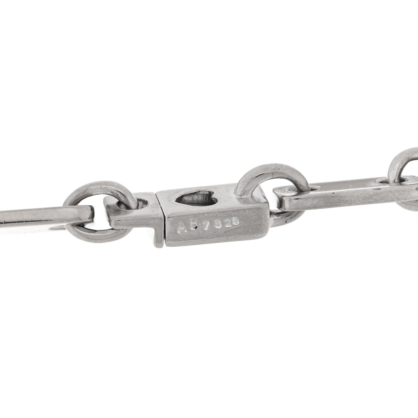 18K White Gold 5mm Fidelity Link Bracelet