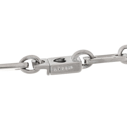 Cartier 18K White Gold 5mm Fidelity Link Bracelet 4 of 5
