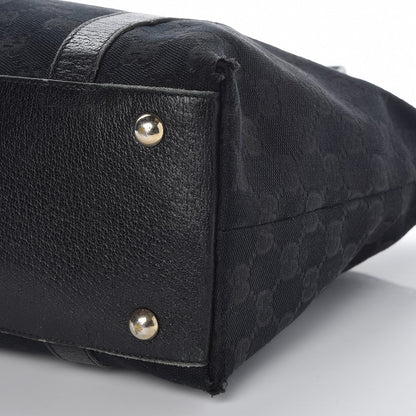 Gucci Monogram Medium Abbey Tote Black 19 of 19