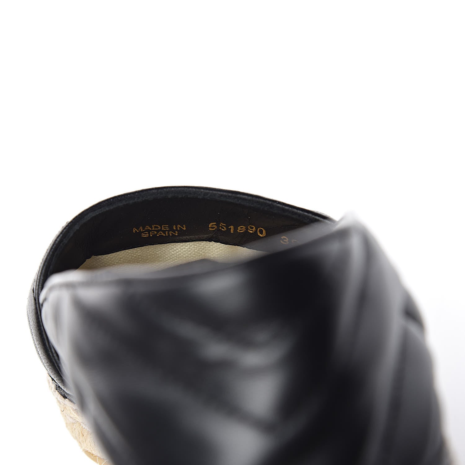 Gucci Nappa Matelasse GG Marmont Espadrilles 39 Black 10 of 11