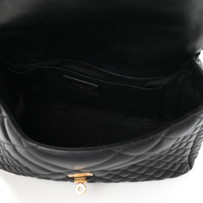 Versace Nappa Quilted Icon Shoulder Bag Black 5 of 15