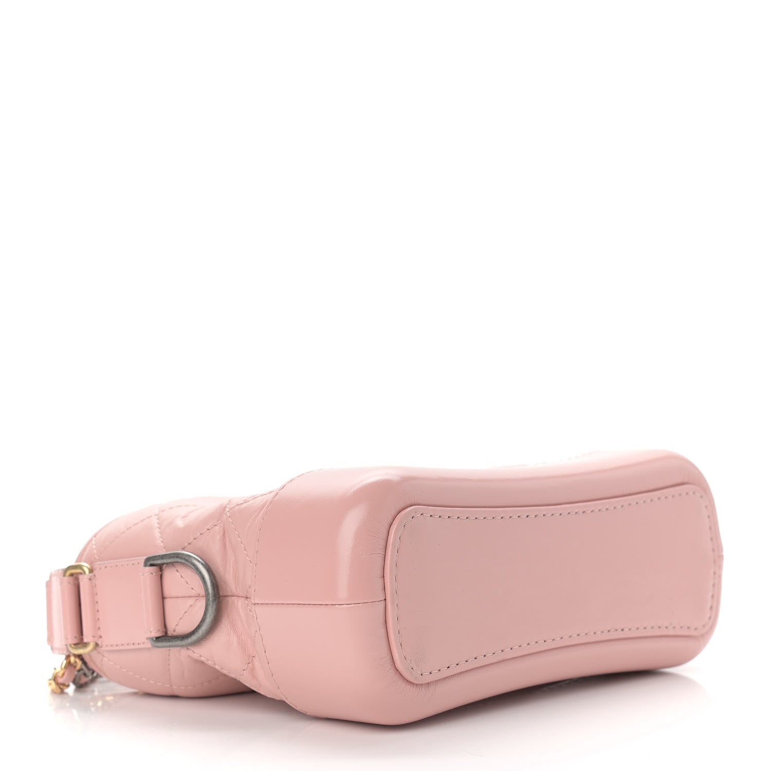 Chanel Aged Calfskin Quilted Small Gabrielle Hobo Pink 4 of 9