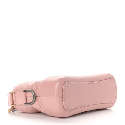Chanel Aged Calfskin Quilted Small Gabrielle Hobo Pink 4 of 9