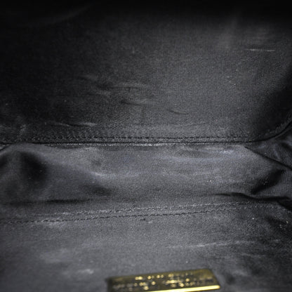 Bottega Veneta Vintage Crocodile Box Clutch Black 5 of 7