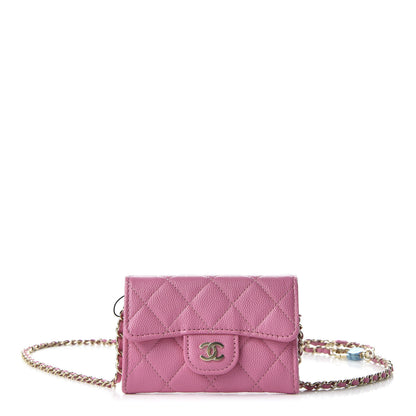 Chanel Caviar Quilted Belt Bag Pink 1 of 11