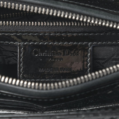 Christian Dior Patent Cannage Medium Lady Dior Black 6 of 11
