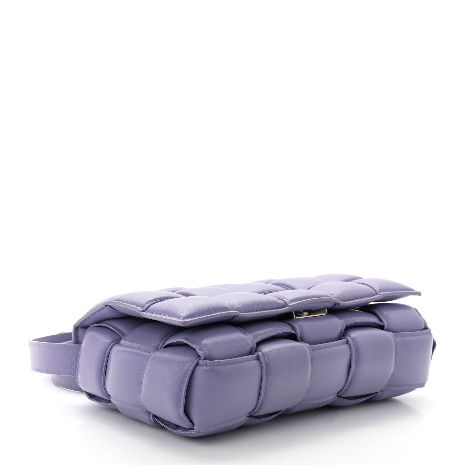 Bottega Veneta Nappa Maxi Intreccio Padded Cassette Crossbody Bag Lavender 4 of 10