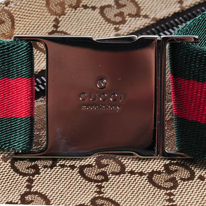 Gucci Monogram Web Belt Bag Dark Brown 8 of 8