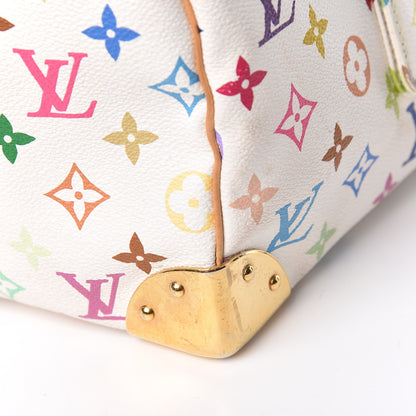 Louis Vuitton Monogram Multicolor Speedy 30 White 20 of 27