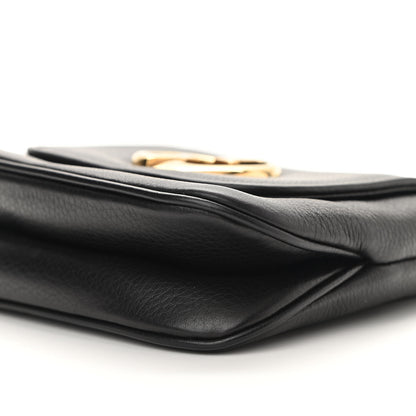 Gucci Pebbled Calfskin Small 1973 Chain Shoulder Bag Black 11 of 12
