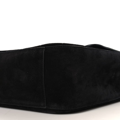 Chanel Suede Calfskin Small Souplissimo Maxi Flap Black 20 of 21