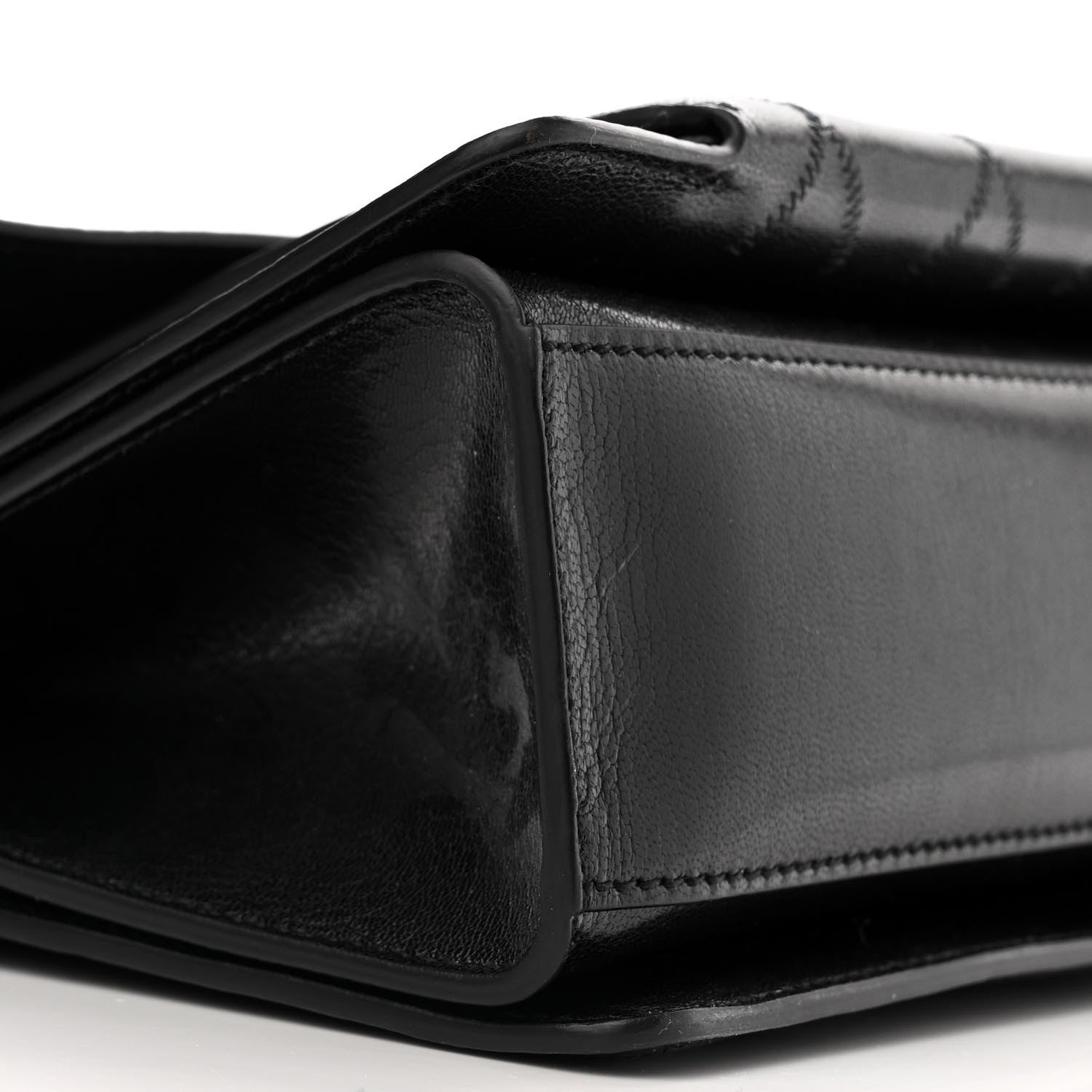 Givenchy Goatskin Quilted Medium GV3 Shoulder Bag Black 9 of 10