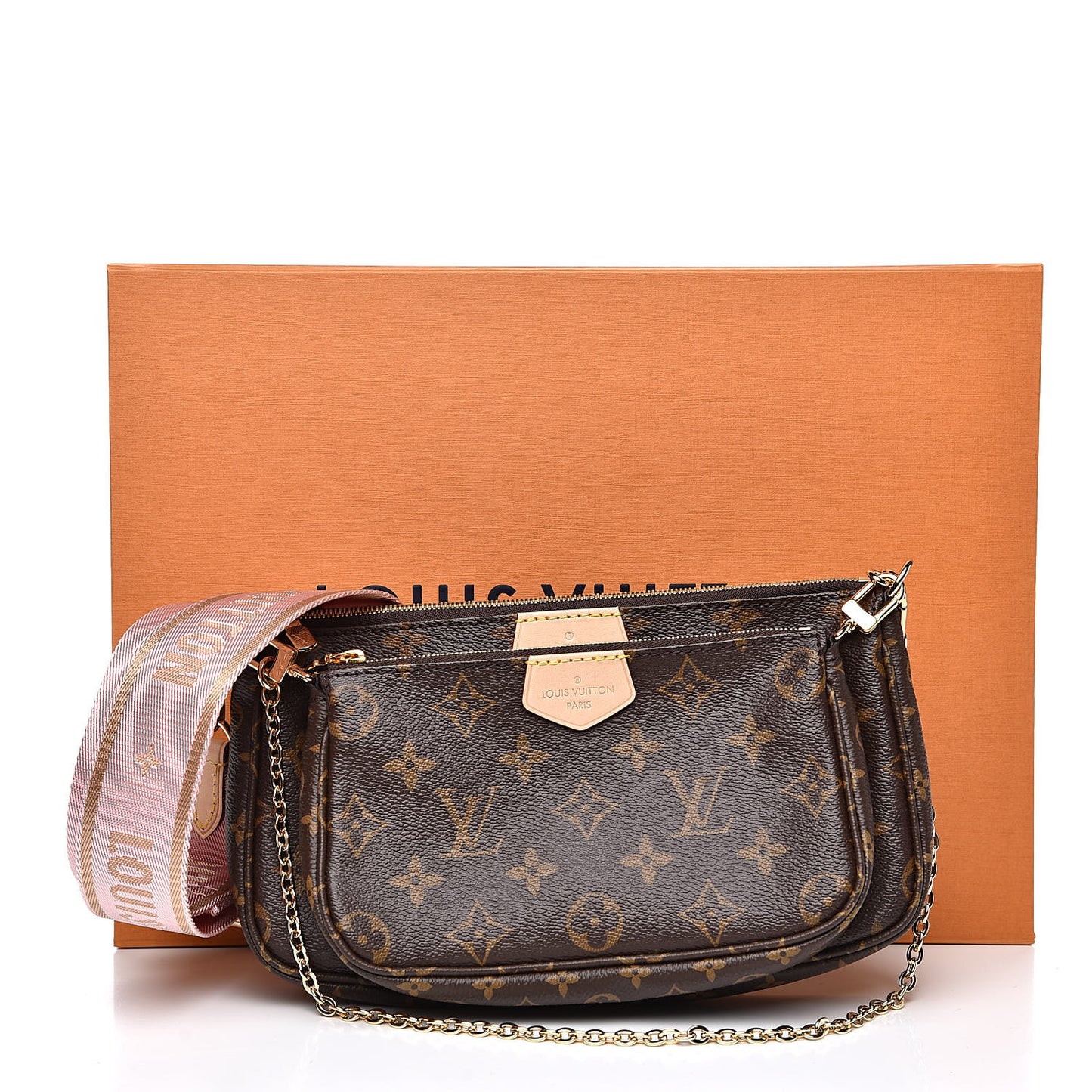 Monogram Multi Pochette Accessories Rose Clair