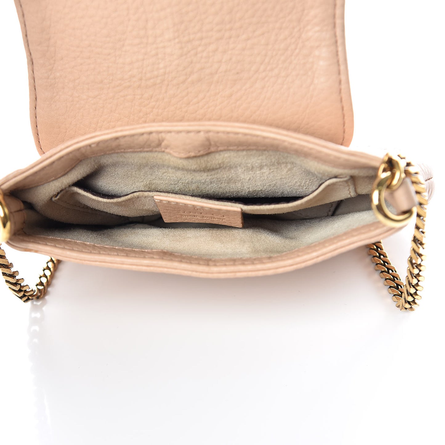 Dollar Calfskin Small 1973 Chain Shoulder Bag Camelia