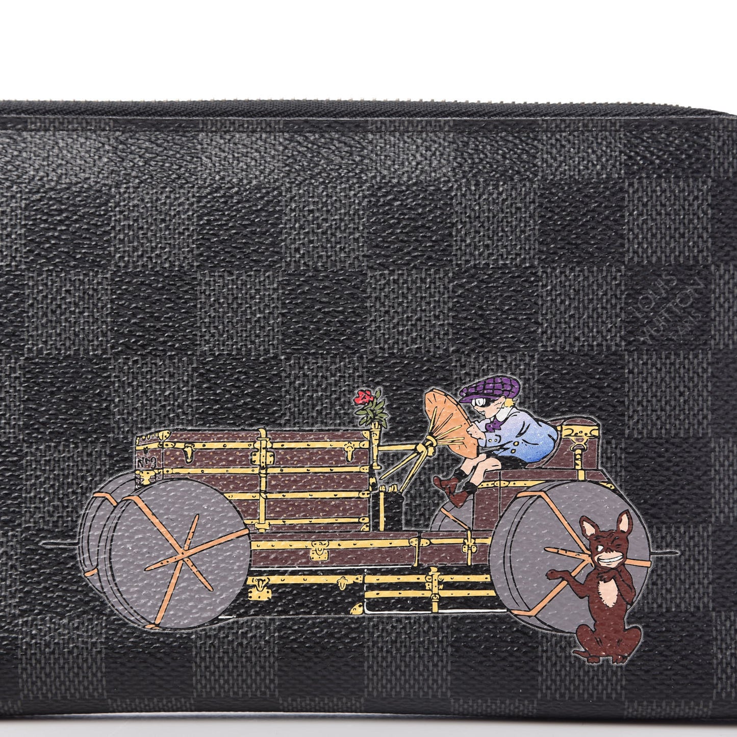 Damier Graphite Illustre Zippy Organizer Wallet