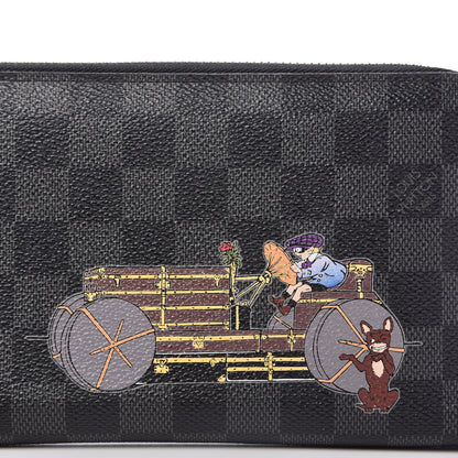 Louis Vuitton Damier Graphite Illustre Zippy Organizer Wallet 9 of 9