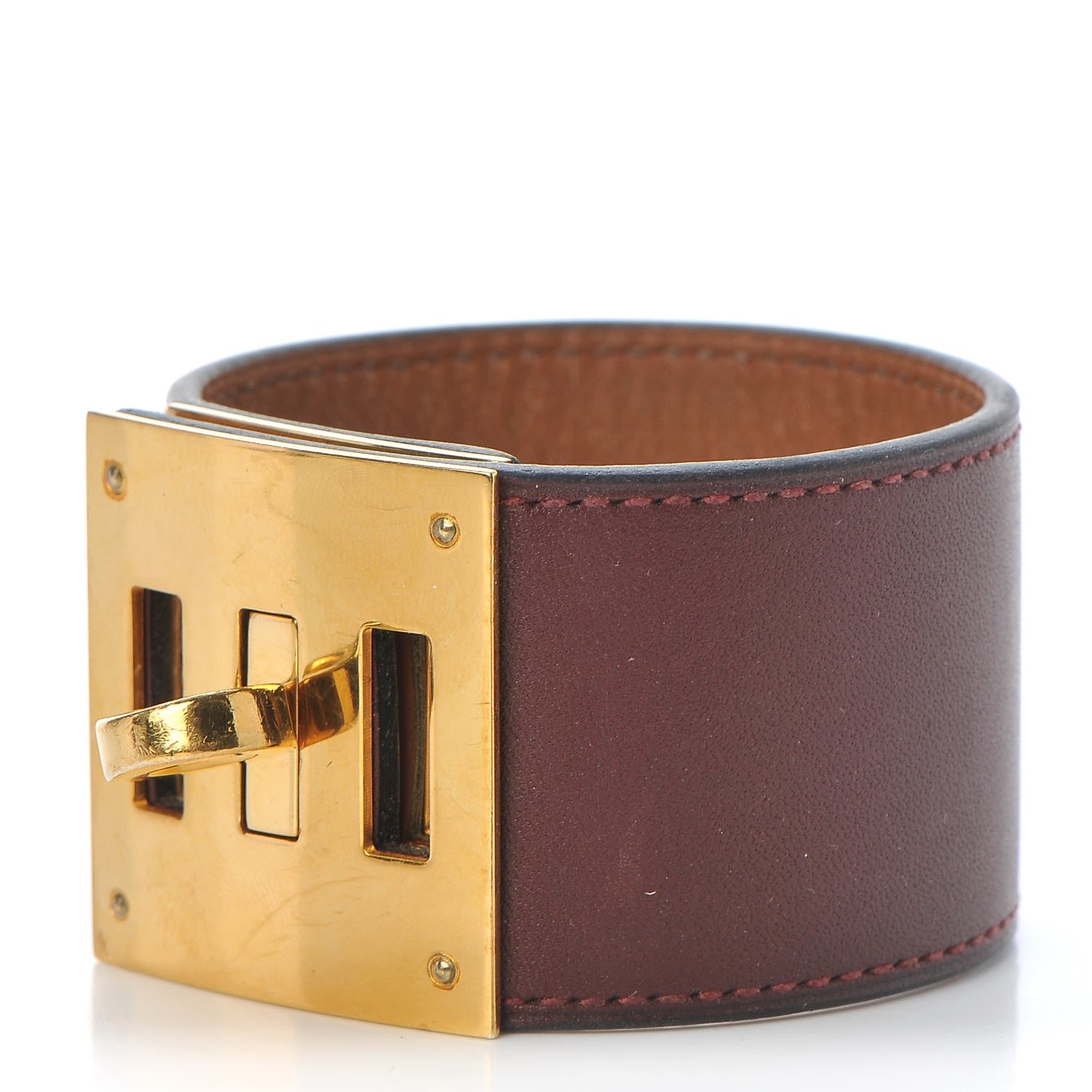 Hermes Swift Kelly Dog Bracelet T2 Bordeaux 1 of 7