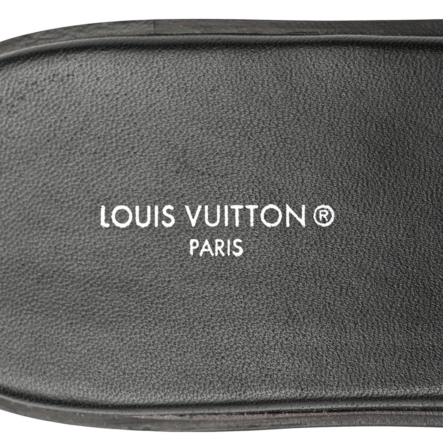 Patent Monogram Lock It Flat Mules 36.5
