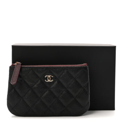 Chanel Caviar Quilted Small Cosmetic Case Black 7 of 7