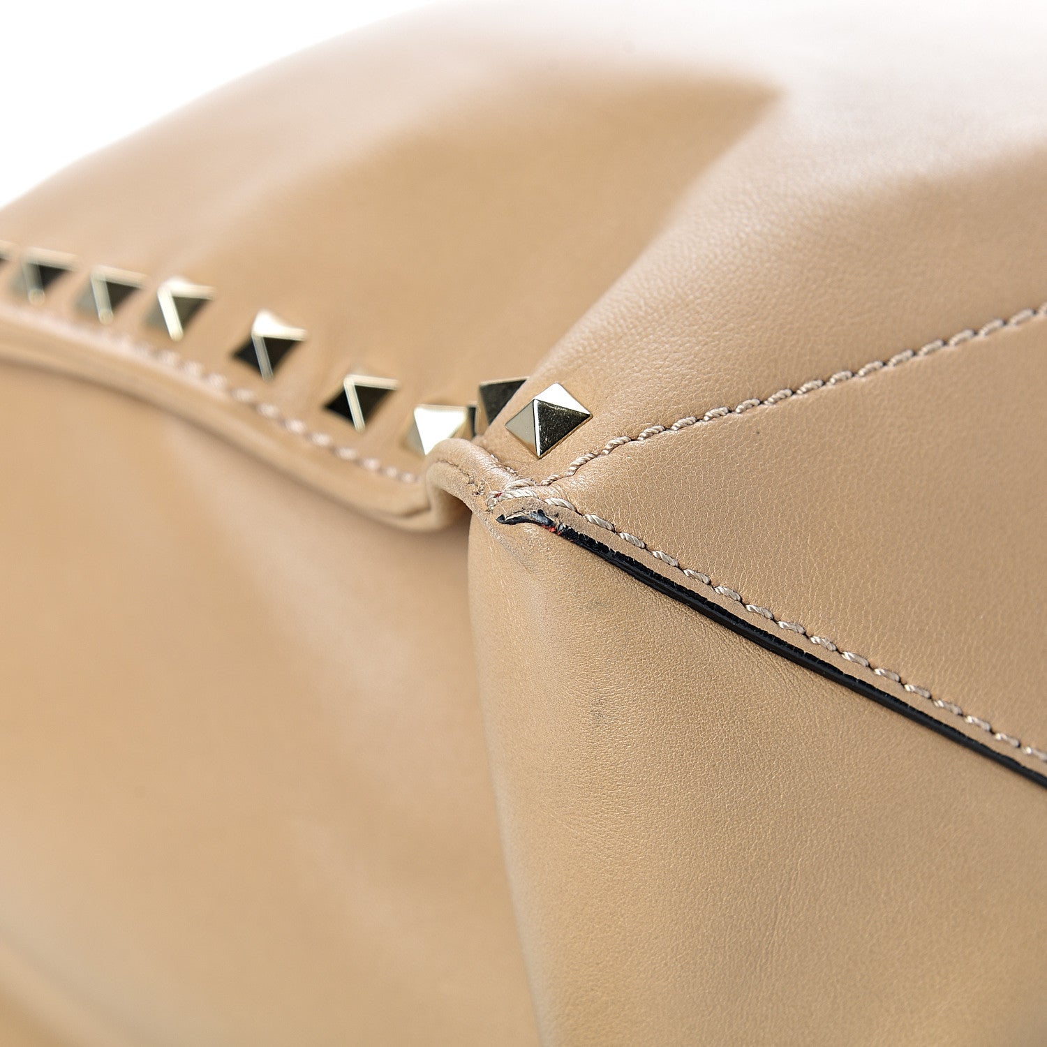 Valentino Garavani Nappa Medium Rockstud Soft Tote Alpaca 8 of 15