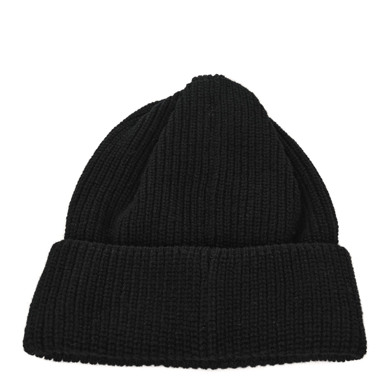 Chanel Cashmere Logo Beanie Hat Black White 2 of 6