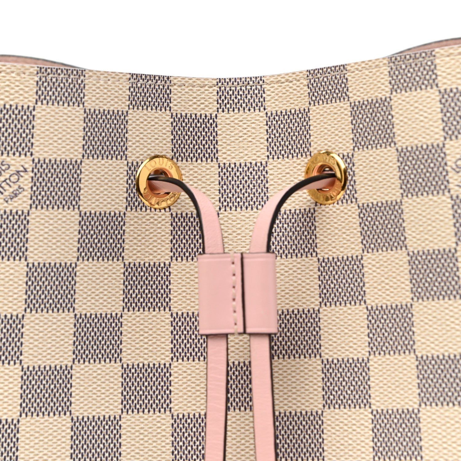 Louis Vuitton Damier Azur Neonoe MM Eau De Rose 9 of 14