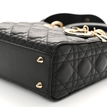 Christian Dior Lambskin Cannage Small My ABCDior Lady Dior Black 9 of 11