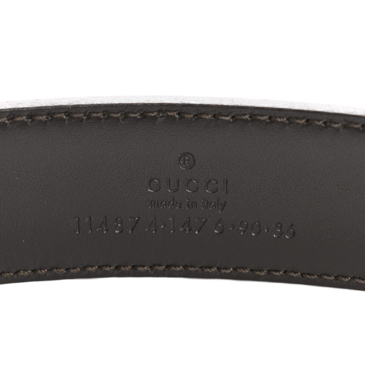 Gucci Monogram Interlocking G 90 36 Belt Dark Brown 5 of 7