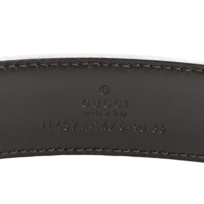 Gucci Monogram Interlocking G 90 36 Belt Dark Brown 5 of 7
