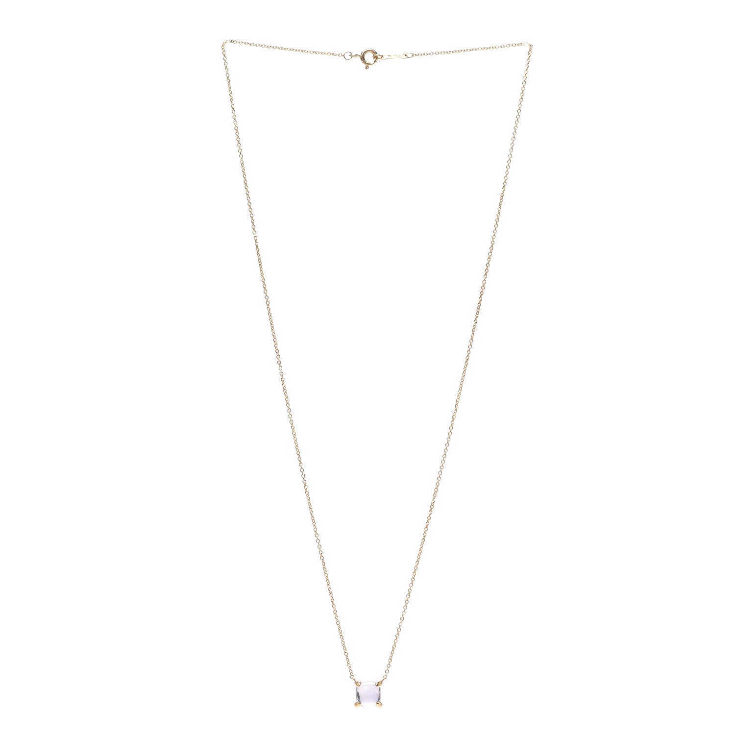 Tiffany 18K Yellow Gold Amethyst Paloma Picasso Sugar Stacks Pendant Necklace 3 of 6