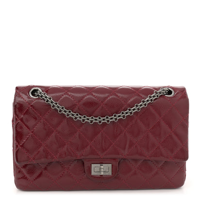 Chanel Patent Caviar Quilted 2.55 Reissue 226 Flap Burgundy 1 of 14