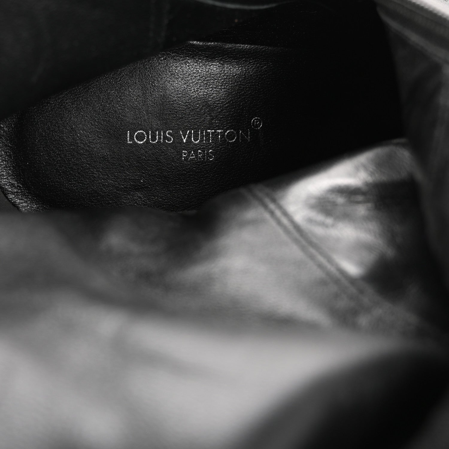 Louis Vuitton Calfskin Sparkle High Boot 37 Black 7 of 10