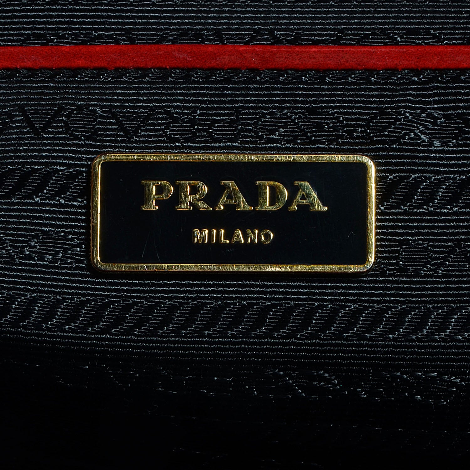 Prada Spazzolato Calfskin Large Tote Scarlatto Fume 9 of 13