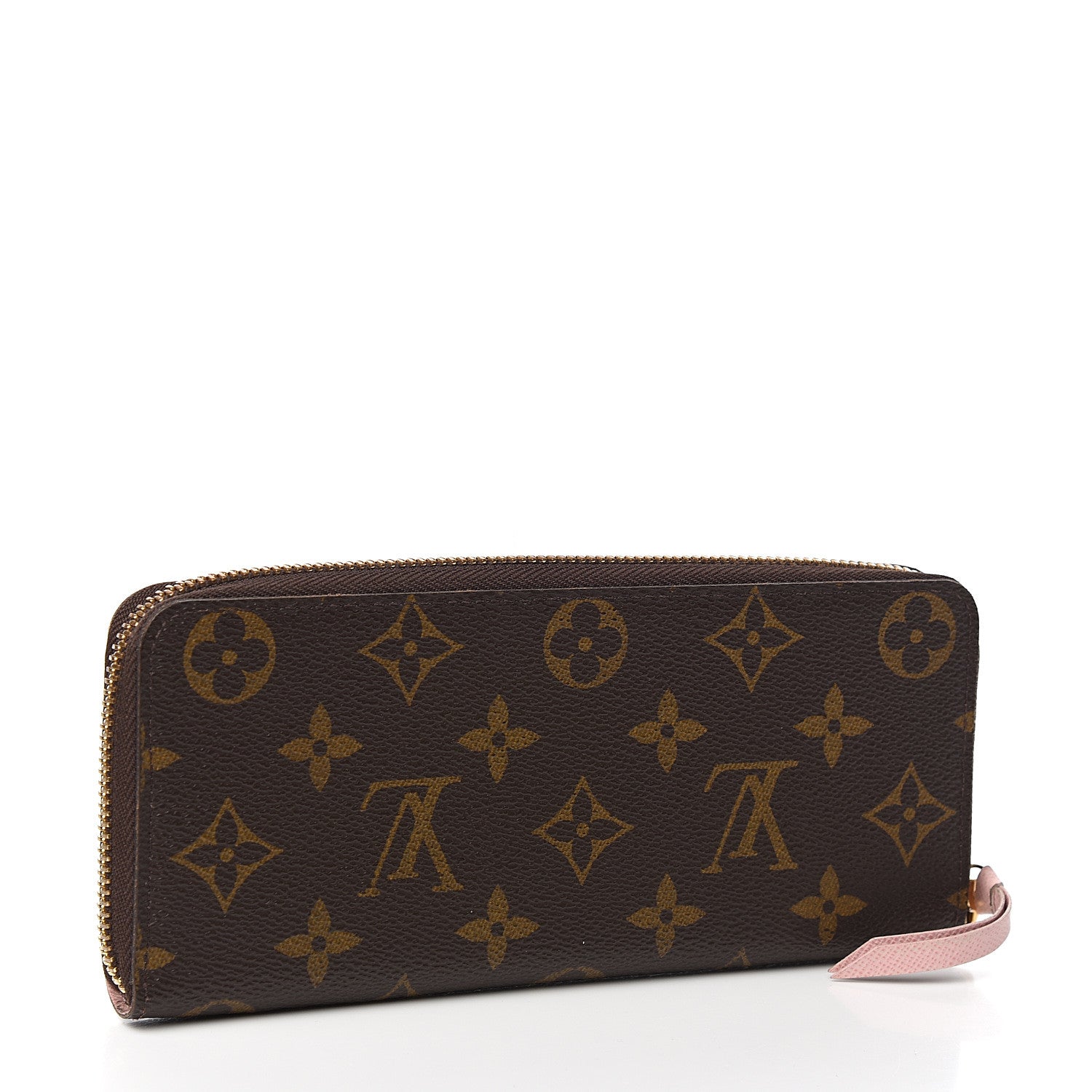 Louis Vuitton Monogram Clemence Wallet Rose Ballerine 2 of 6