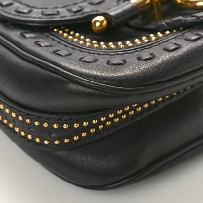Gucci Calfskin Small Snaffle Bit Shoulder Bag Black 9 of 10
