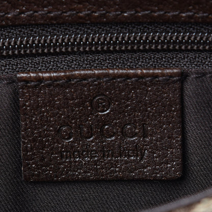 Gucci Monogram Waist Pouch Bag Dark Brown 5 of 9