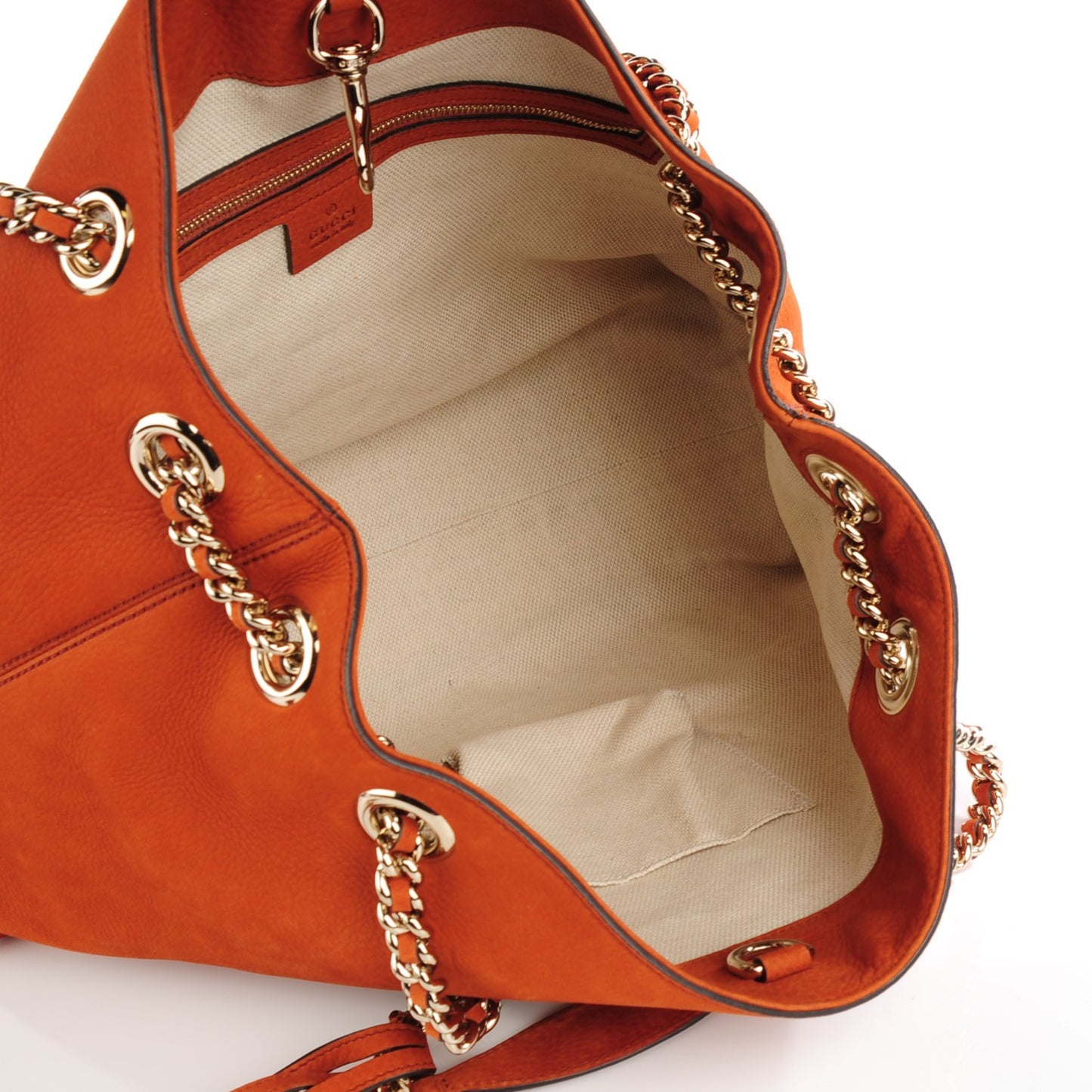 Vitello Range Medium Soho Chain Shoulder Bag Old Whisky